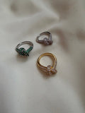 Knot zirconia rings - Reen & co.Knot zirconia rings