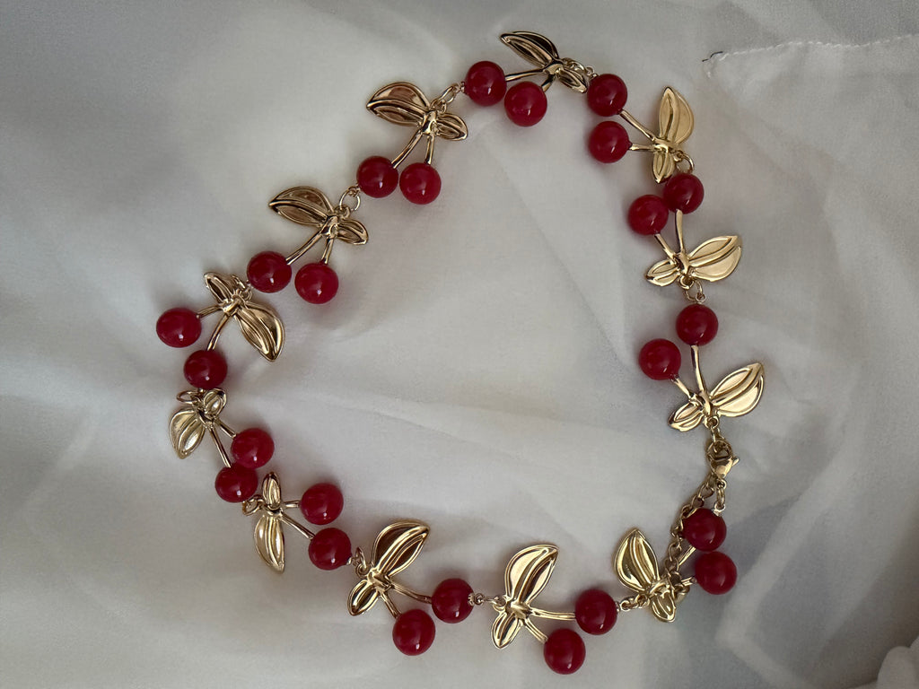 Cherry necklace