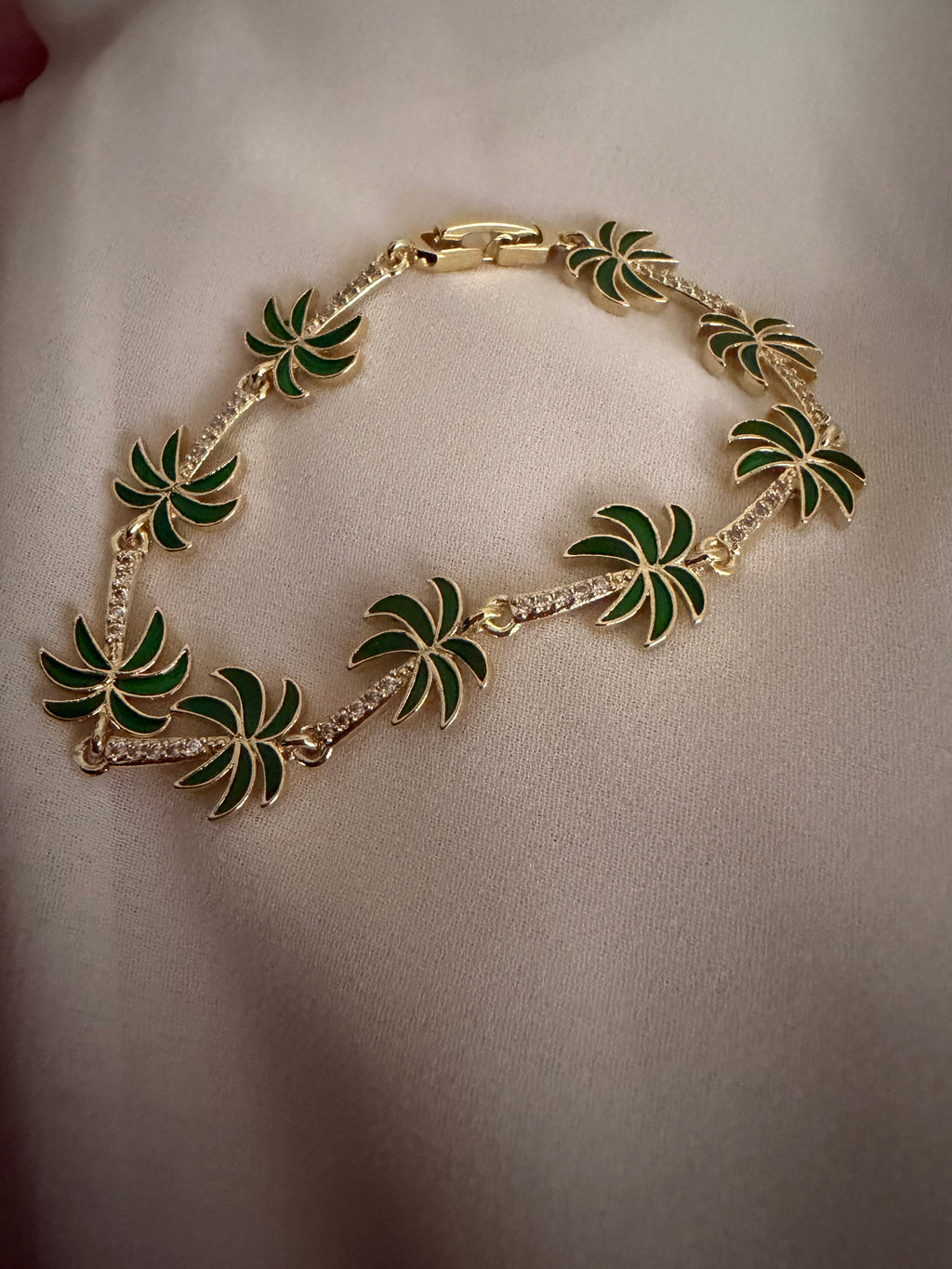 Palm tree bracelet