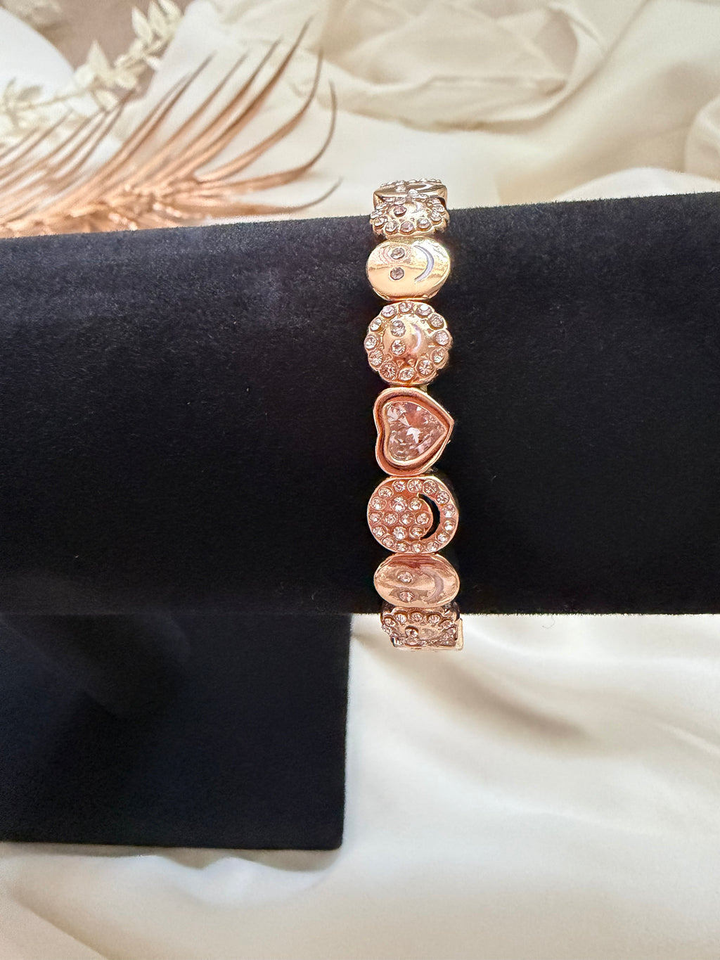 Smiley face and heart bracelet