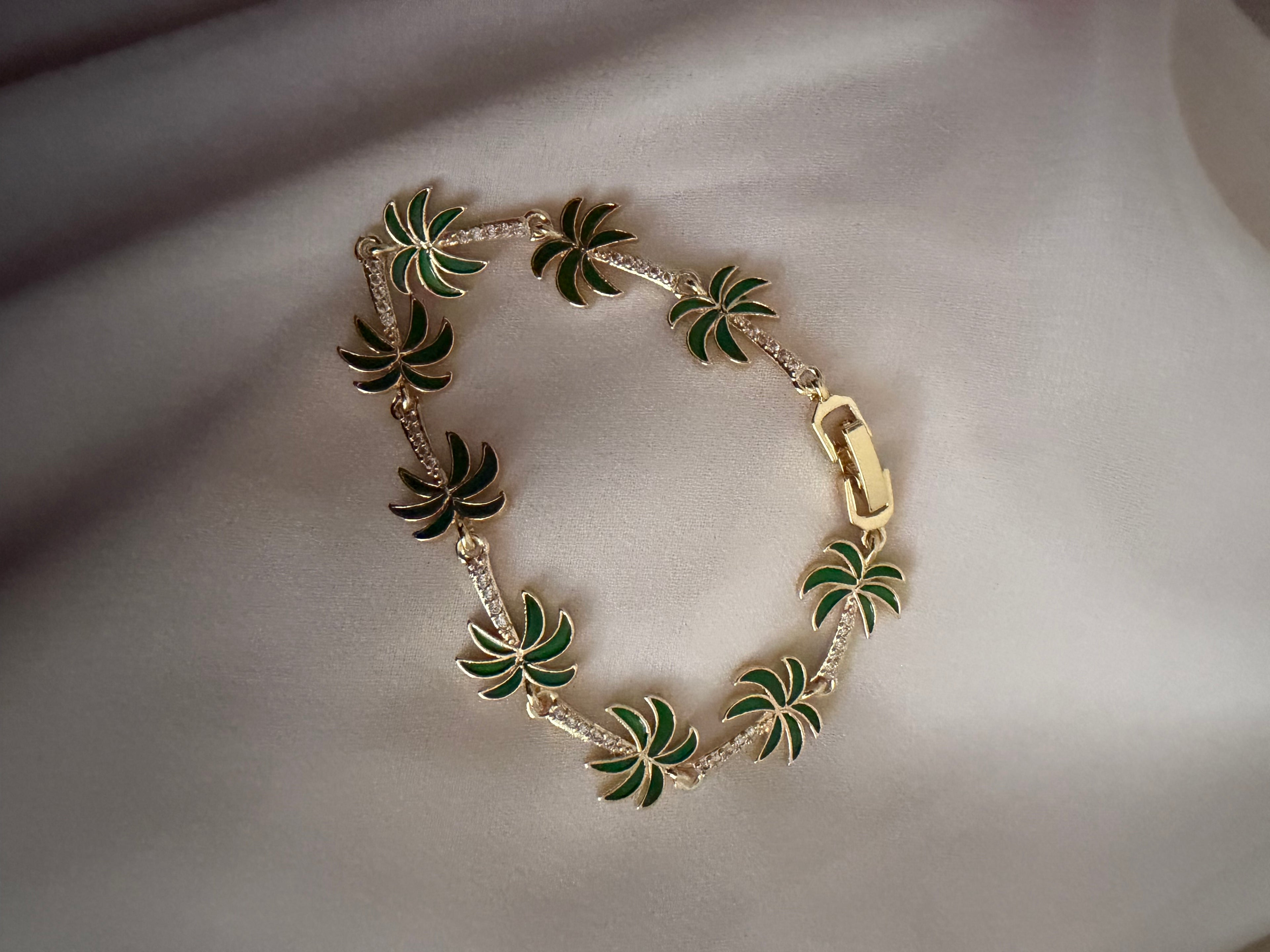 Palm tree bracelet