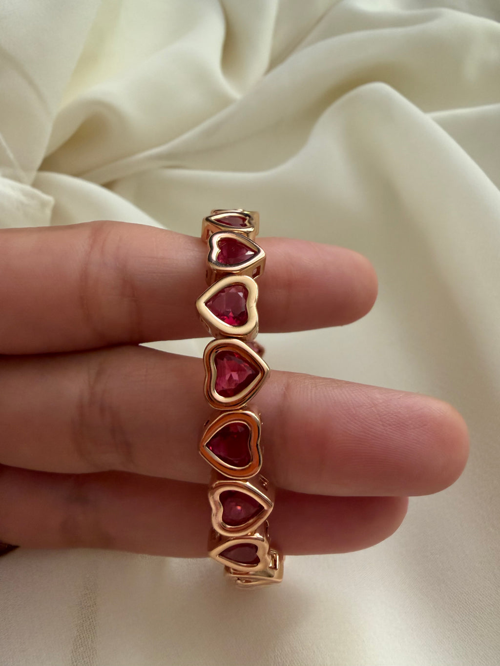 Smiley face and heart bracelet