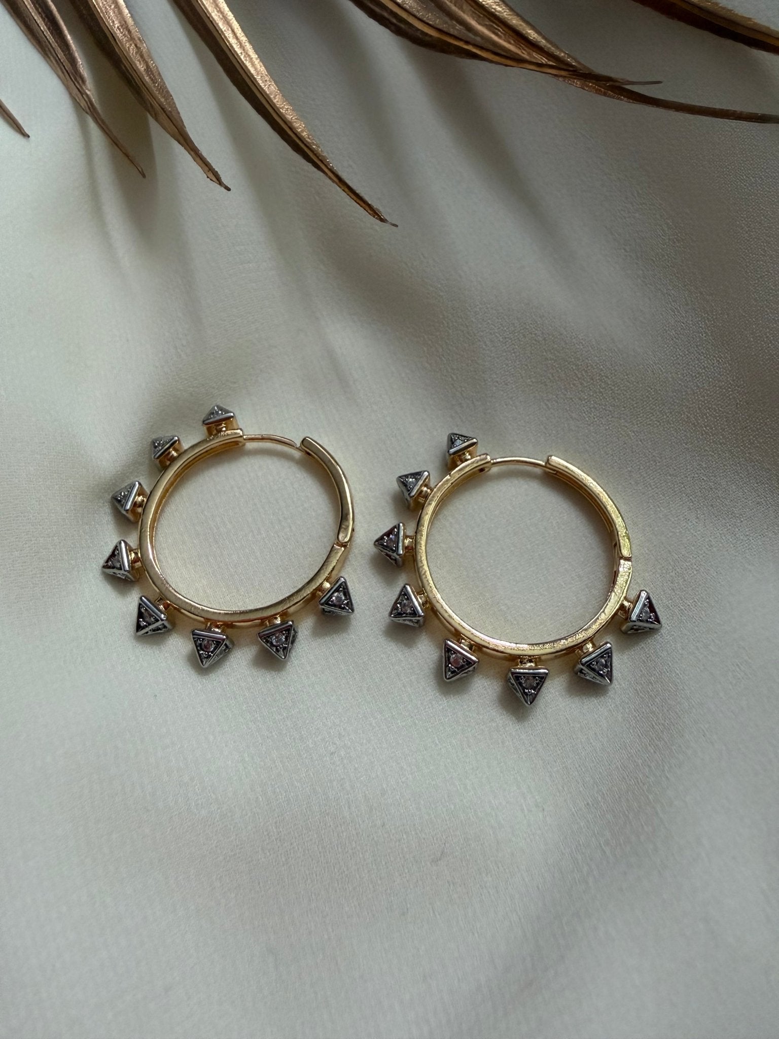 Geometric Hoops - Reen & co.Geometric Hoops