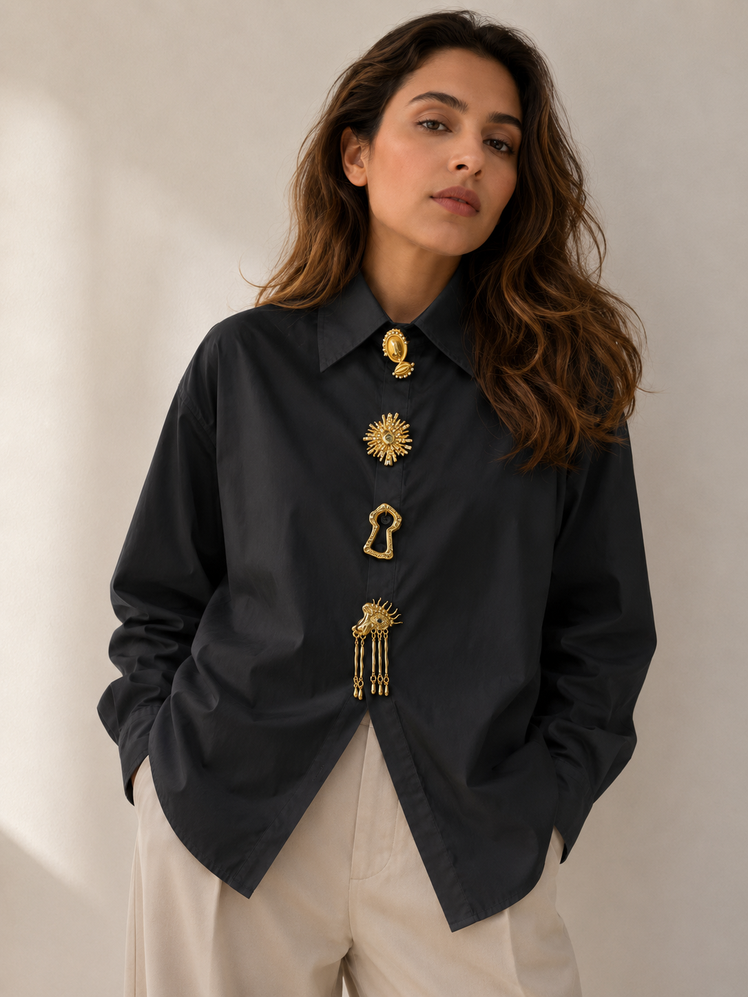 Jewelled eye top